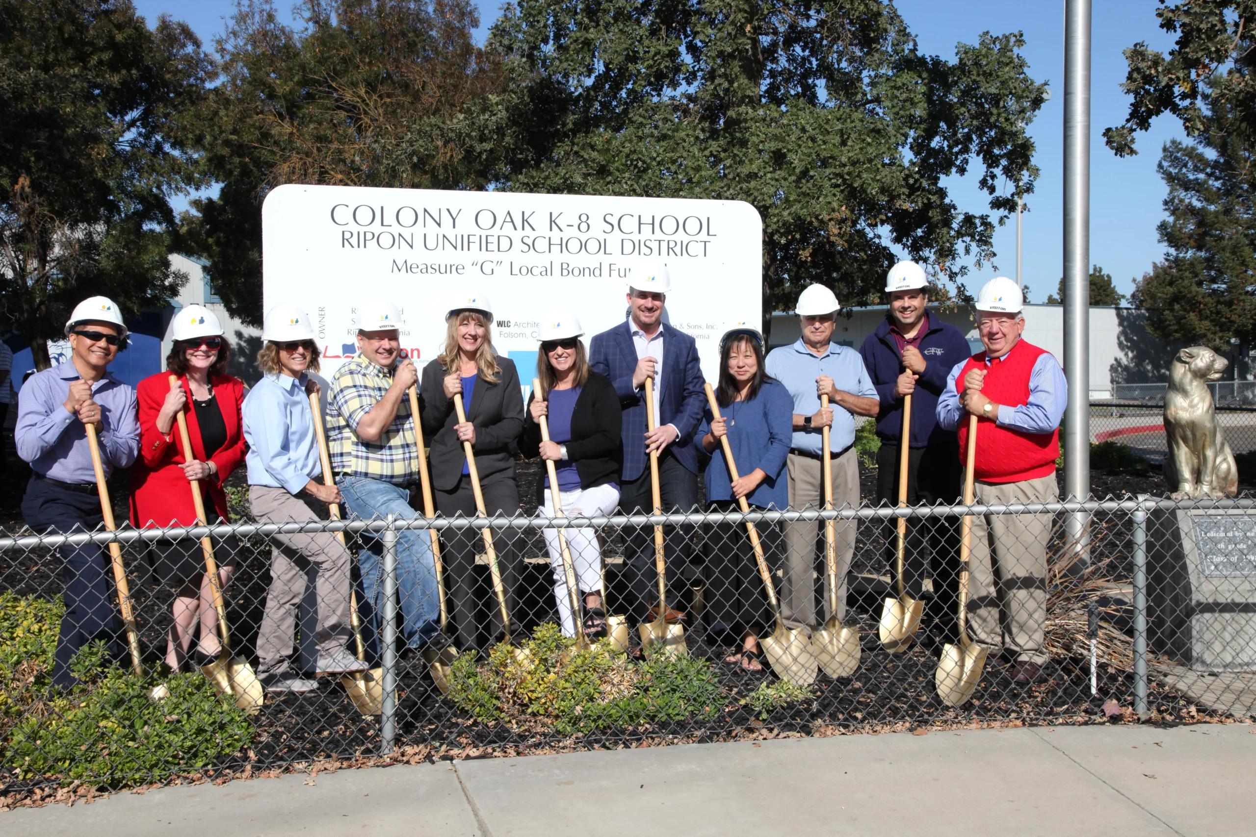 Ground breaks for Colony Oak School Upgrades – CT Brayton & Sons
