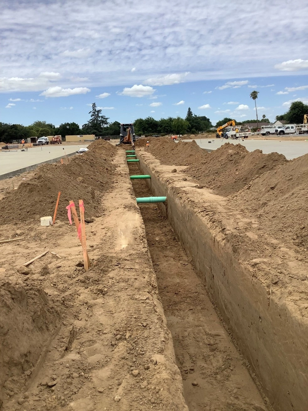 construction trench