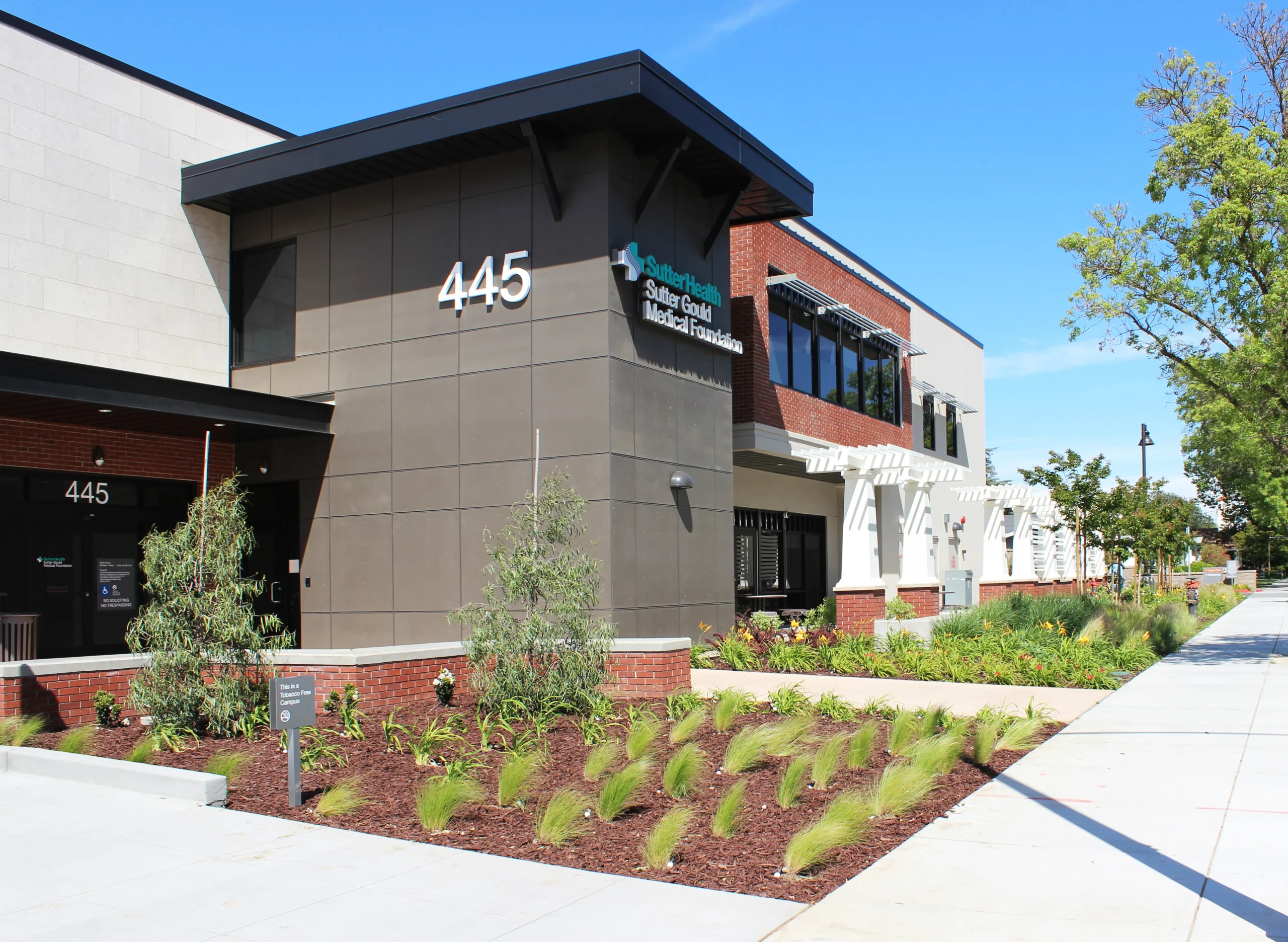 Sutter Gould Tracy entrance
