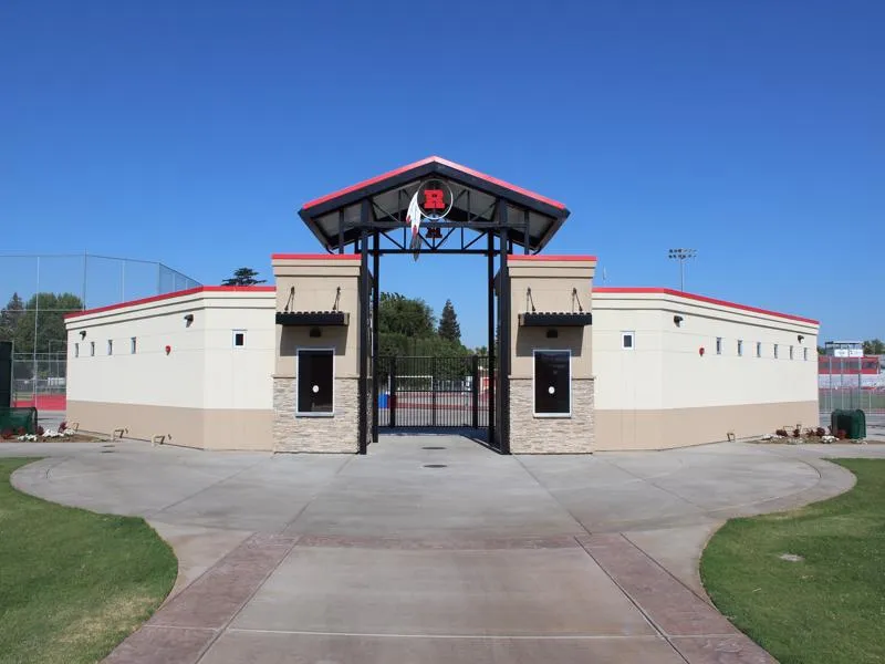 Ripon High School Stadium Restroom and Ticket Booth